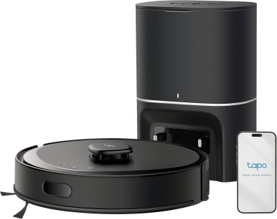 Aspirator robot Tapo RV30 Max Plus, Negru