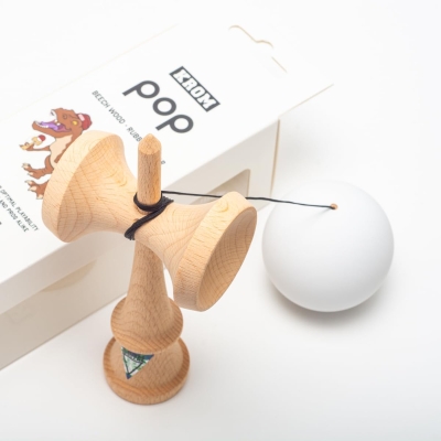 KROM Kendama POP Rubber, originala, Alb