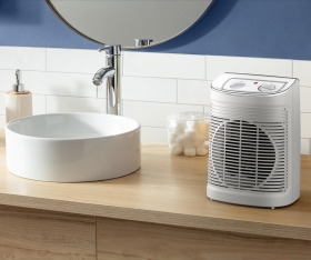 Aeroterma Rowenta Instant Comfort Aqua SO6510, 2400 W, termostat, Alb