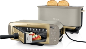 Gratar multifunctional Ninja Foodi 3in1 ST202, 2400W, 7 functii, 3 setari, Stone Gold