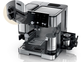Espressor semi-automat 2in1 Ninja Luxe Cafe Essential ES501EU, 1650W, Inox