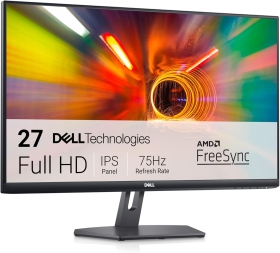 Monitor LED Dell S2721NX, 27", FullHD, 75Hz, IPS, 4ms, AMD FreeSync, Negru