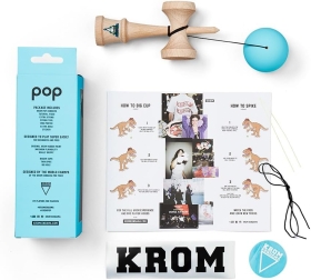 KROM Kendama POP Rubber, originala, Sky Blue