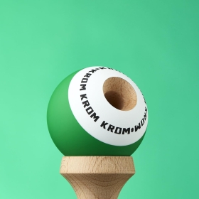 KROM Kendama POP Rubber, originala, Dark Green