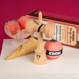 Kendama Krom STROGO Neapolitan Strawberry
