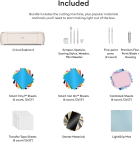 Cricut Explore 4 Essentials Bundle