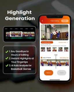 Camera de actiune sportiva inteligenta Chameleon AI XbotGO, 