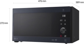 Cuptor cu microunde LG MH6565CPB, 25 litri, 1000 W, EasyClean®, 40 de programe automate, negru