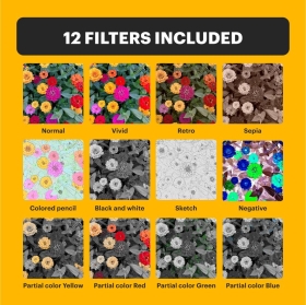 Aparat Foto Kodak PixPro C1, 13 MP, Zoom 4X, Full HD, Negru