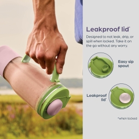 Blender portabil 2-in-1 Ninja BlendBoss, 710ml, 1100W, cana detasabila, 3 programe automate, Stone