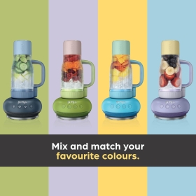 Blender portabil 2-in-1 Ninja BlendBoss, 710ml, 1100W, cana detasabila, 3 programe automate, Stone