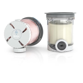 Aparat inghetata la cornet Ninja CREAMi Swirl NC701EU, 13 programe, 2 boluri 480 ml, Gri