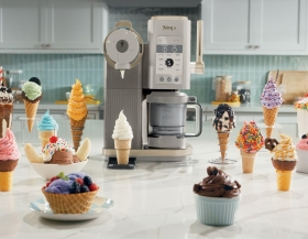 Aparat de inghetata Ninja CREAMi Scoop & Swirl NC701EU, 13 in 1, 2 recipiente 480 ml, multicolor