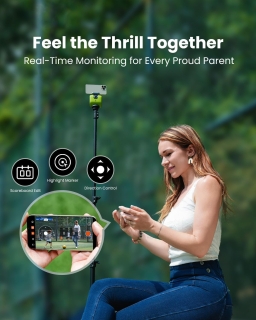 Camera de actiune sportiva inteligenta Chameleon AI XbotGO, Verde