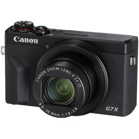 Aparat foto compact Canon Powershot G7X III, 20.1MP, 4K, Negru