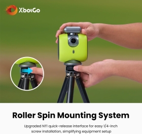 Trepied XbotGo Update T1, înălțime 115 cm, capacitate de încărcare 3 kg, aluminiu ușor, compatibil cu gimbalul XbotGo Chameleon Sport