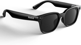 Ochelari inteligenti Rokid AI Style (2026), Gemini 3 si ChatGPT 5.2, camera 12MP, design ultra-usor, negru