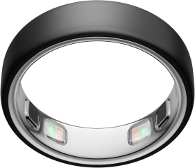 Oura Ring 5 Stealth Smart Ring, Marimea 7, Titan, Bluetooth, Rezistent la Apa