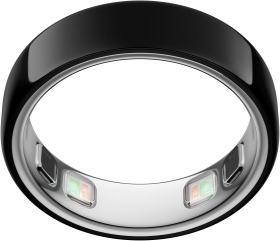 Oura Ring 5 Black Smart Ring, Titan, Bluetooth, Rezistent la Apa