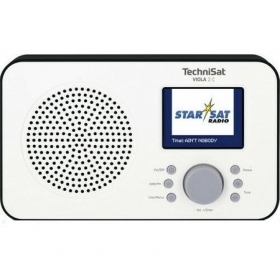 Radio TechniSat Viola 2, alb/negru