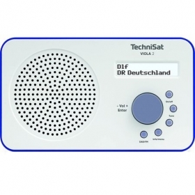 Radio TechniSat Viola 2, alb/albastru