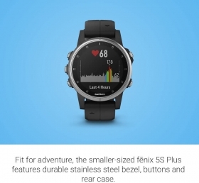 Ceas smartwatch Garmin Fenix 5S Plus, Argintiu