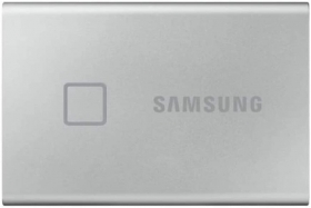 SSD extern Samsung T7 Touch, 1TB, USB 3.2, argintiu