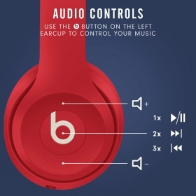 Casti wireless Beats Solo3 by Dr. Dre, Club Collection, Rosu