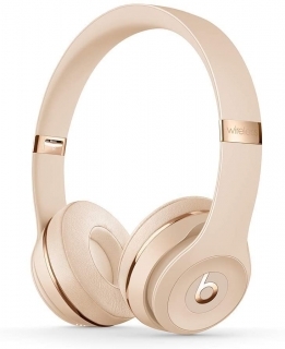 Casti wireless Beats Solo3 by Dr. Dre, Satin Gold