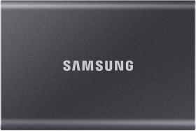 SSD extern Samsung T7 portabil, 1TB, Titan Grey