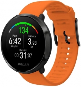 Ceas smartwatch Polar Ingnite Medium, Orange