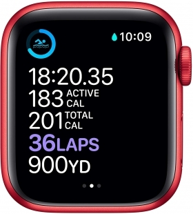 Smartwatch Apple Watch 6, GPS+Cellular, 40mm, Red Sport