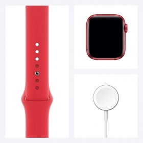 Smartwatch Apple Watch 6, GPS+Cellular, 40mm, Red Sport