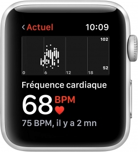 Smartwatch Apple Watch 3, GPS, 42mm, White Sport