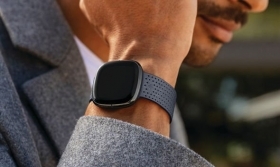 Ceas smartwatch Fitbit Sense, Carbon Graphite