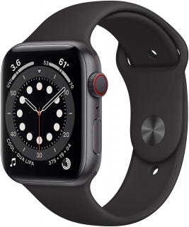 Smartwatch Apple Watch 6, GPS+Cellular, 44mm, Black Sport Band