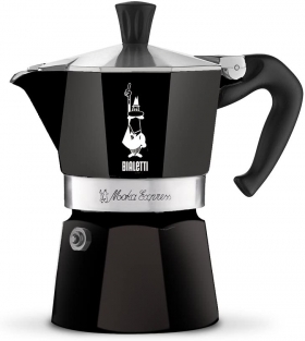 Cafetiera Bialetti Moka Express, 3 cesti, 150ml, Negru