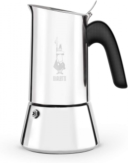 Cafetiera Bialetti New Venus, 10 cesti, 450ml, Argintiu