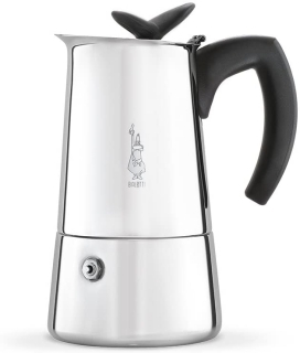 Cafetiera Bialetti Musa Nuova, 6 cesti, 270 ml, Argintiu