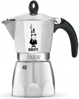 Cafetiera Bialetti Dama, 6 cesti, Argintiu