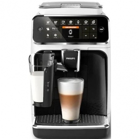 Espressor automat Philips LatteGo EP4343/50, Alb/Negru